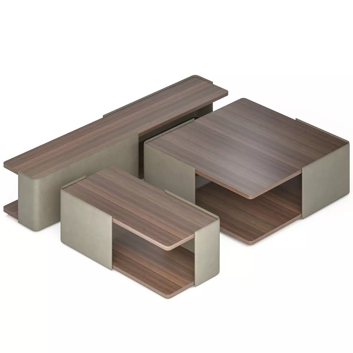 Coffee table Hubert  3D model_0