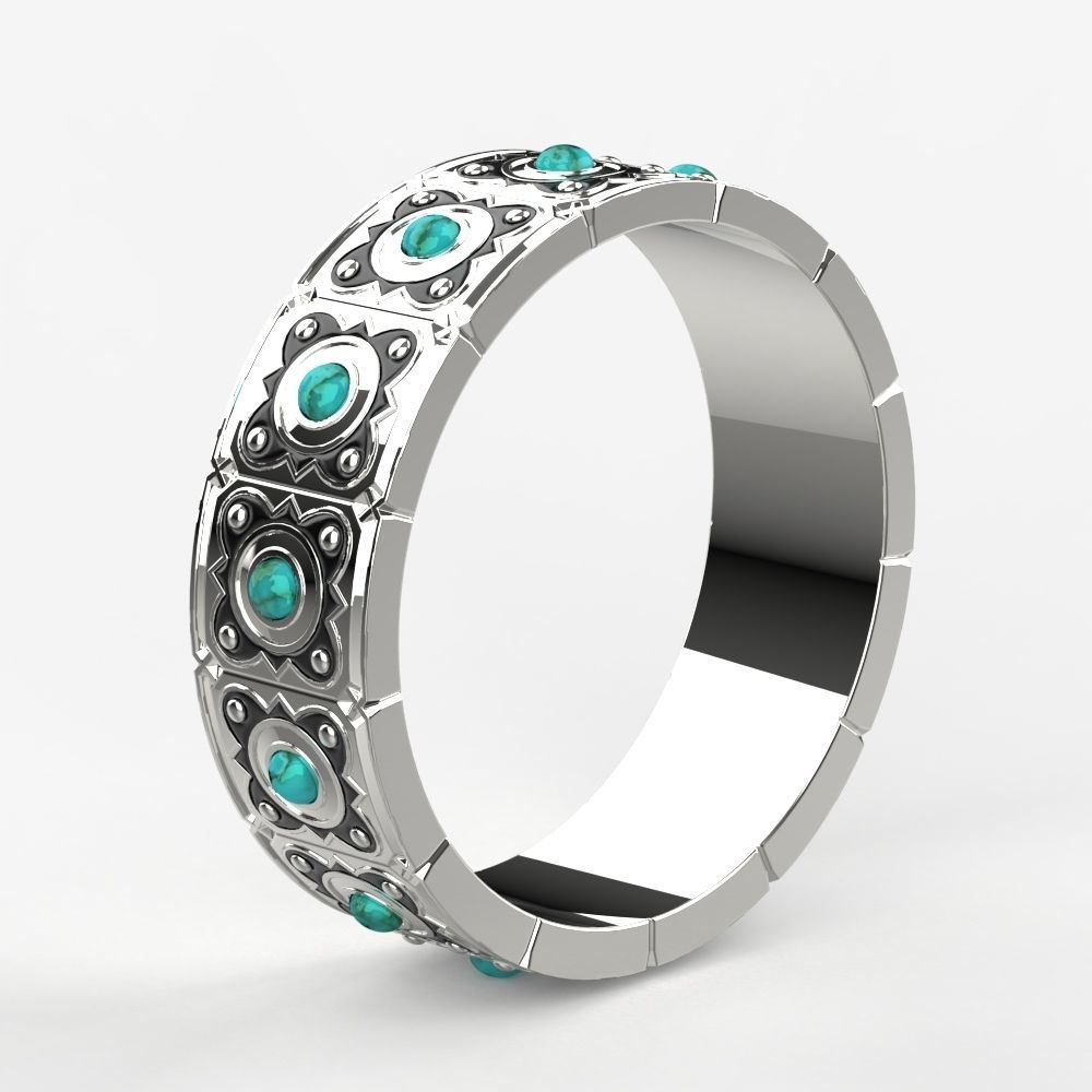 A ring in the style of Ciri from The Witcher-3 3D print model_15