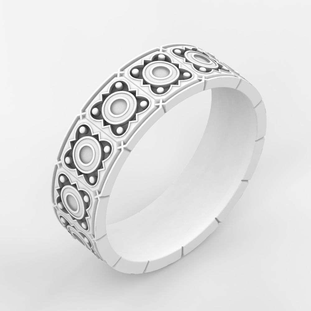 A ring in the style of Ciri from The Witcher-3 3D print model_19