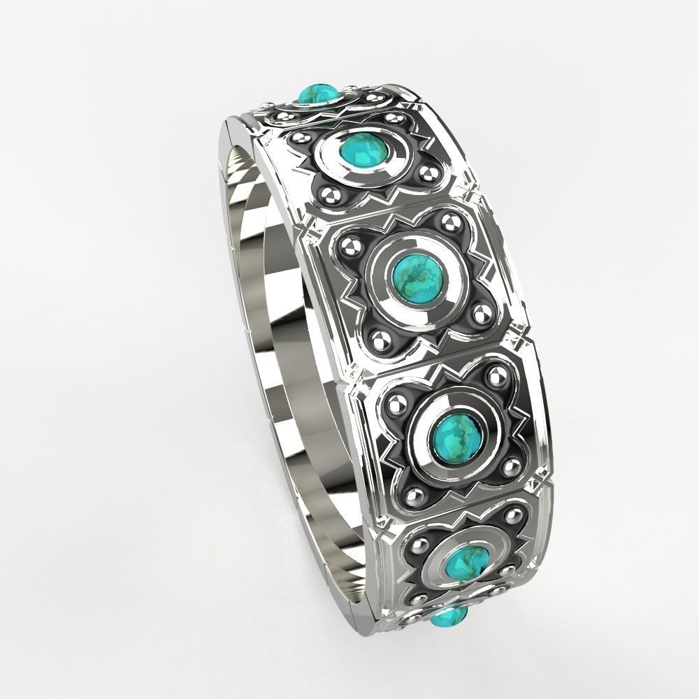 A ring in the style of Ciri from The Witcher-3 3D print model_11