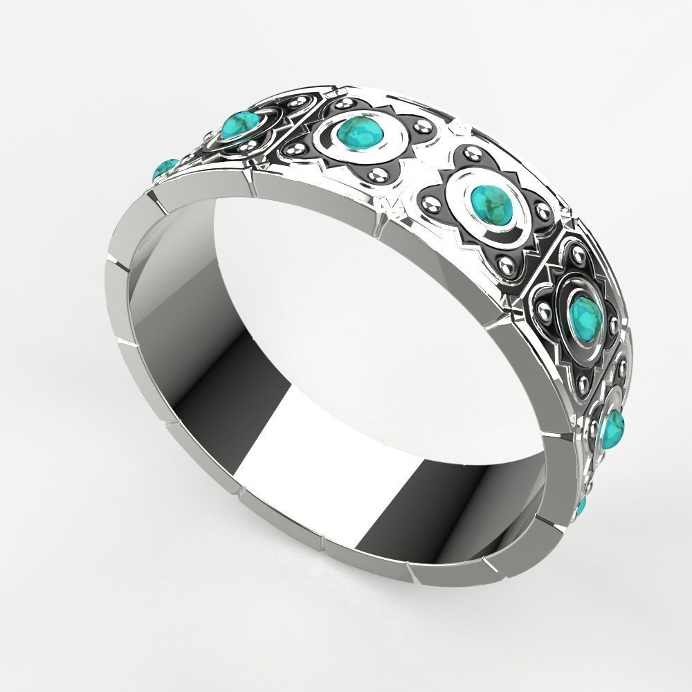 A ring in the style of Ciri from The Witcher-3 3D print model_13