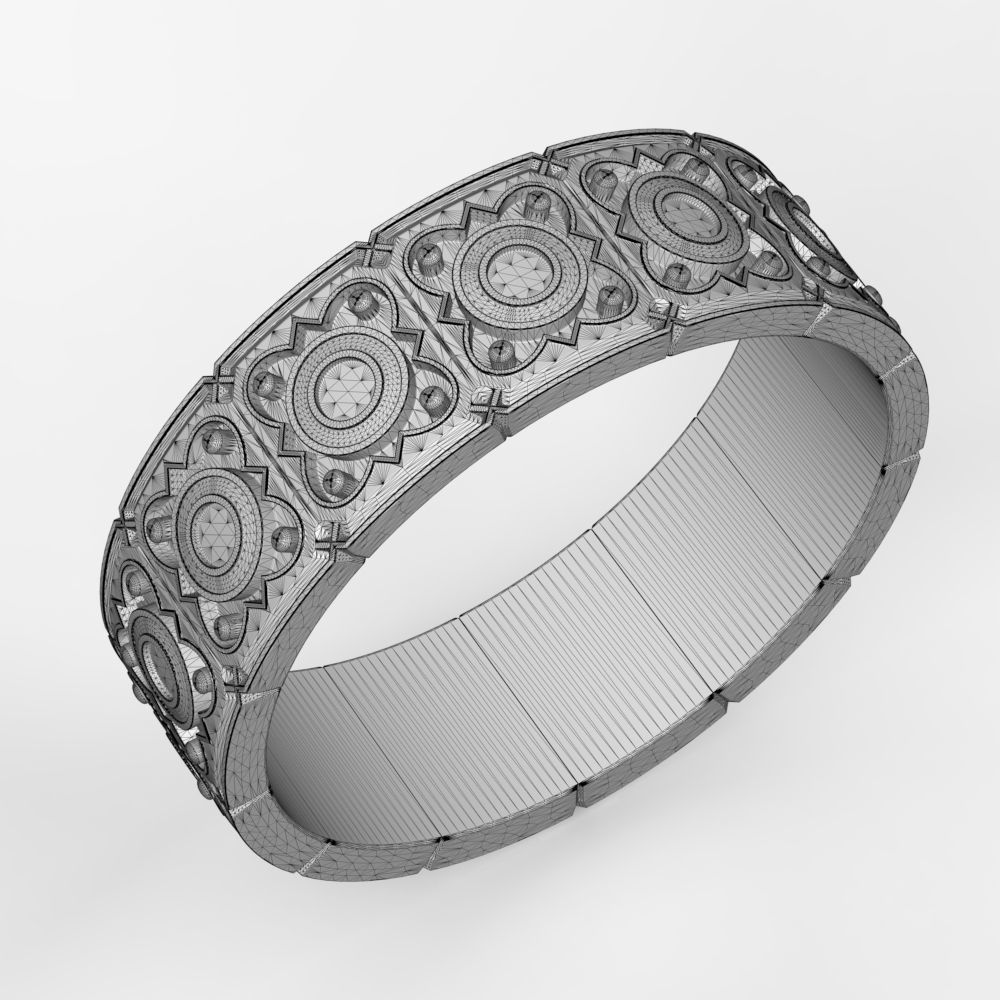 A ring in the style of Ciri from The Witcher-3 3D print model_31