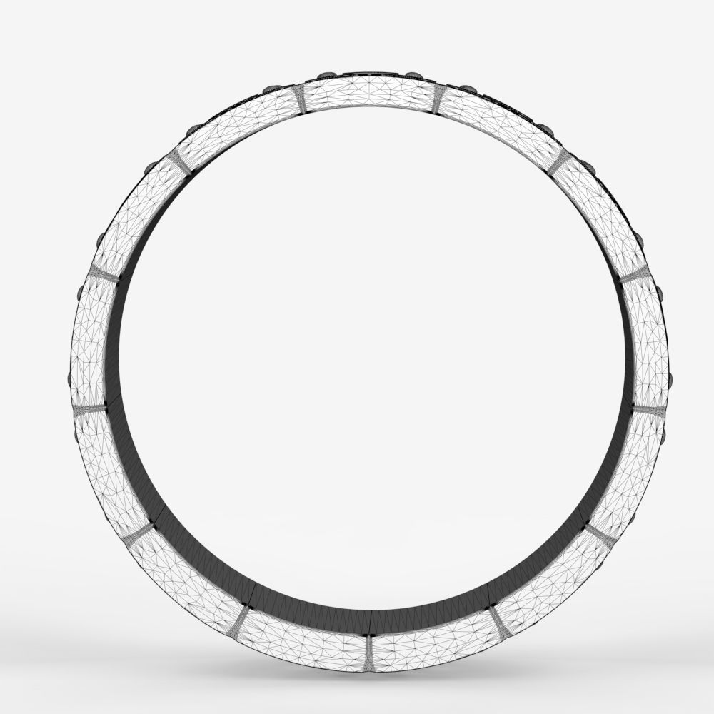 A ring in the style of Ciri from The Witcher-3 3D print model_30