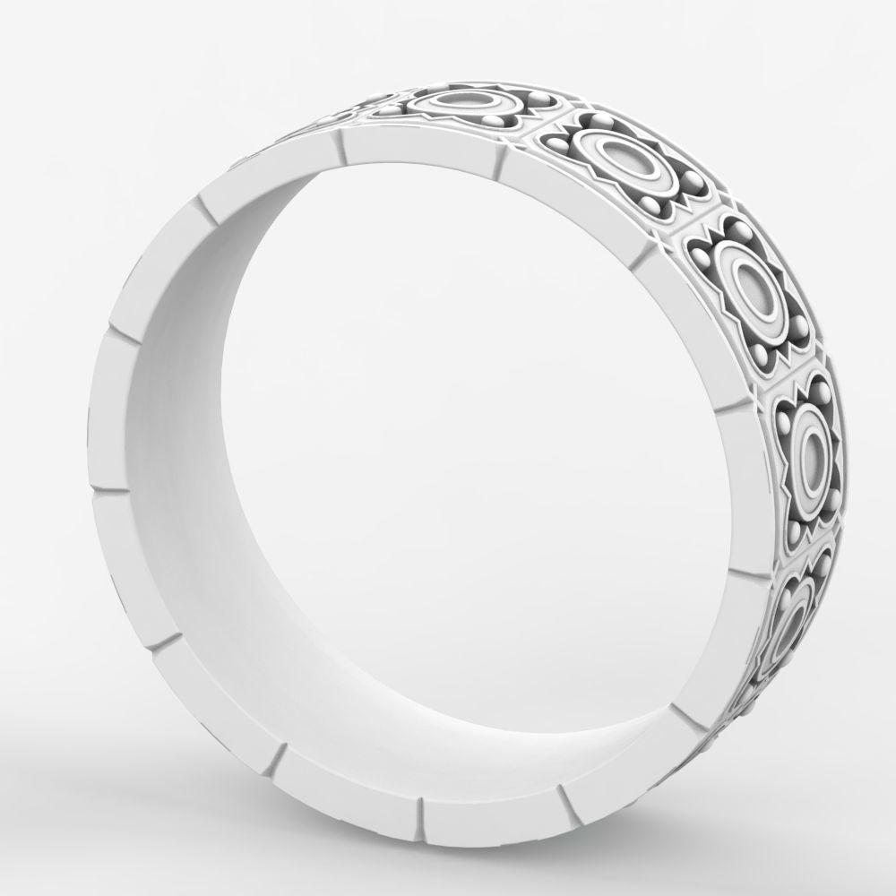 A ring in the style of Ciri from The Witcher-3 3D print model_22