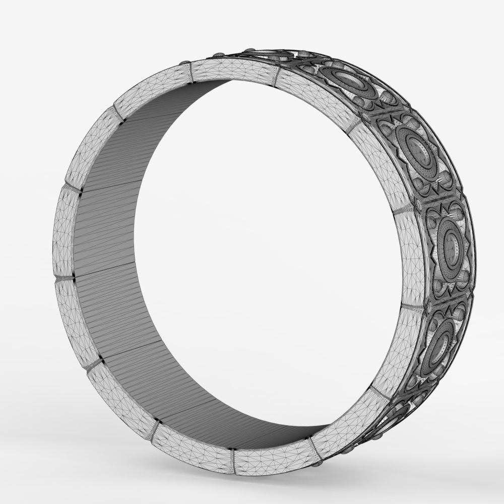 A ring in the style of Ciri from The Witcher-3 3D print model_29