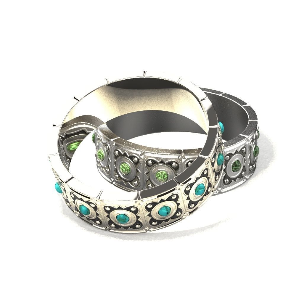 A ring in the style of Ciri from The Witcher-3 3D print model_7