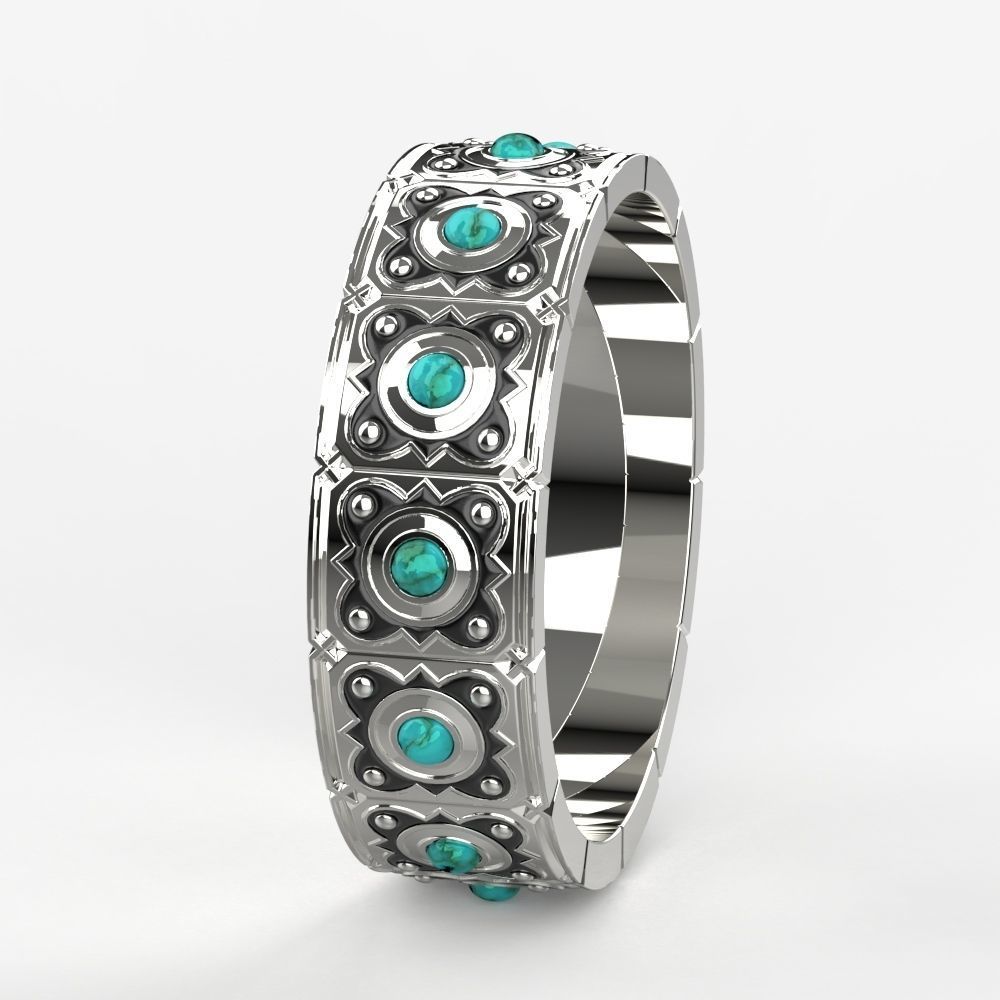 A ring in the style of Ciri from The Witcher-3 3D print model_16