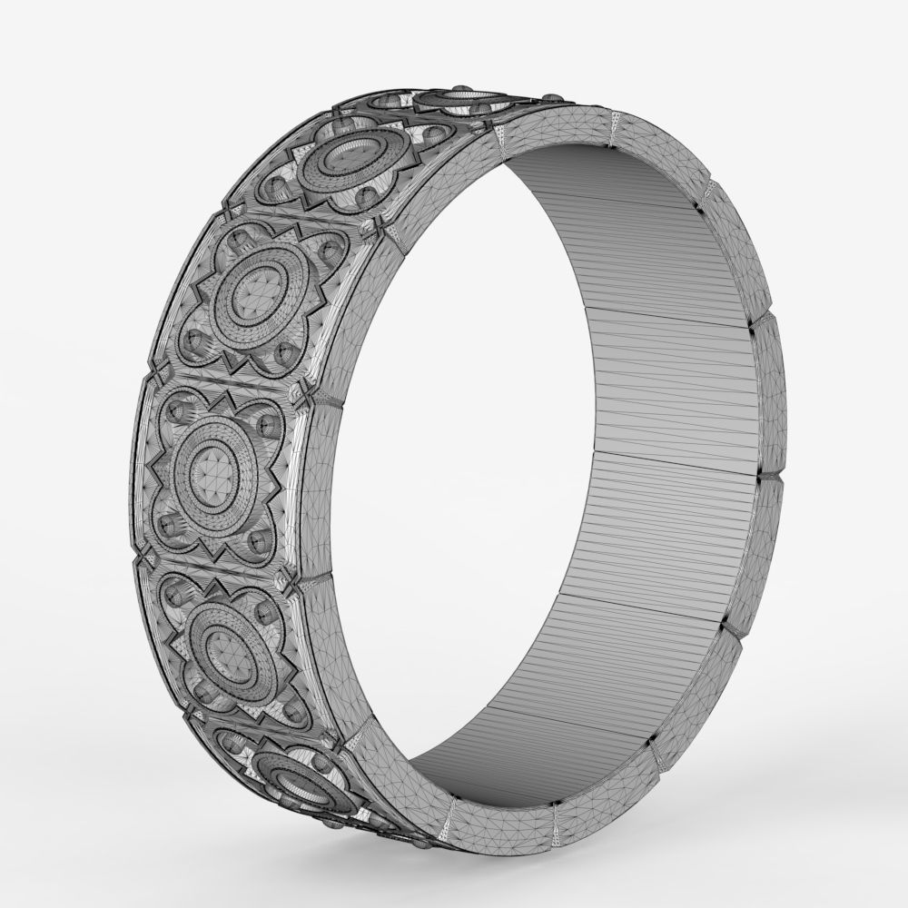 A ring in the style of Ciri from The Witcher-3 3D print model_25