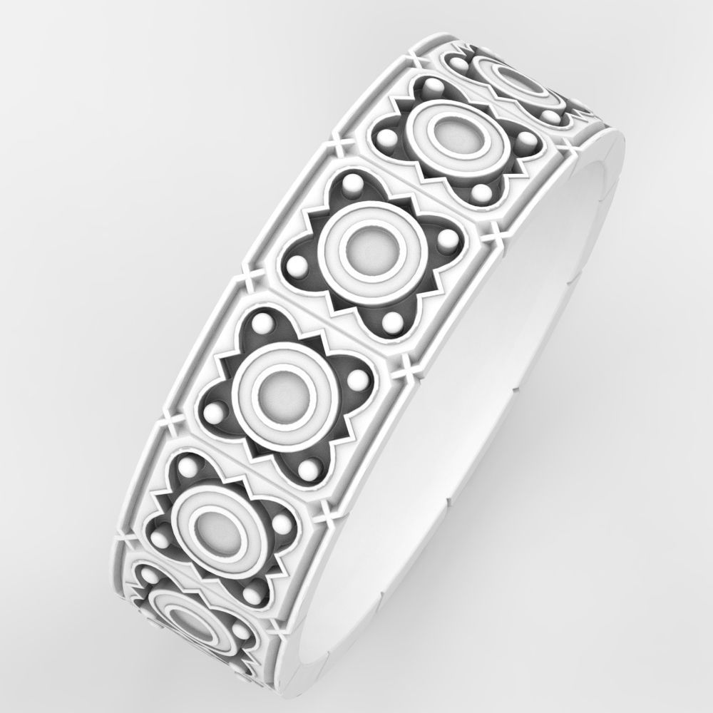 A ring in the style of Ciri from The Witcher-3 3D print model_20