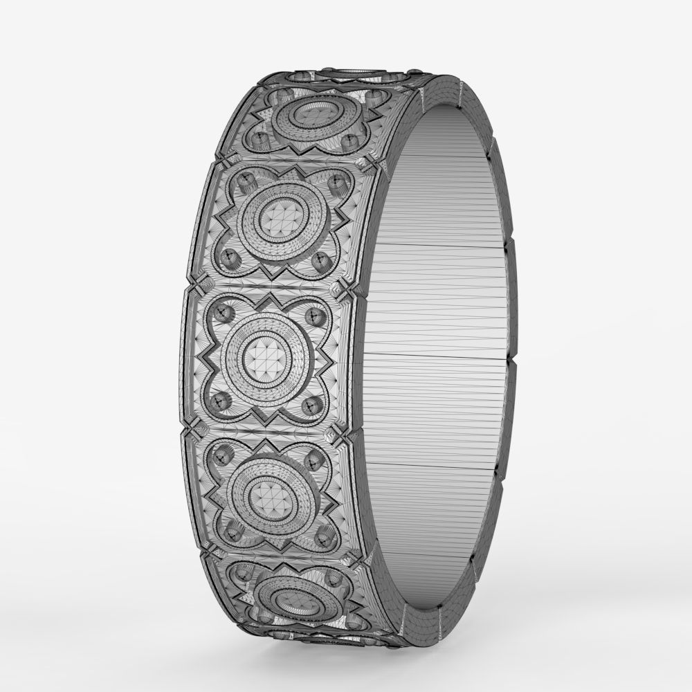 A ring in the style of Ciri from The Witcher-3 3D print model_26
