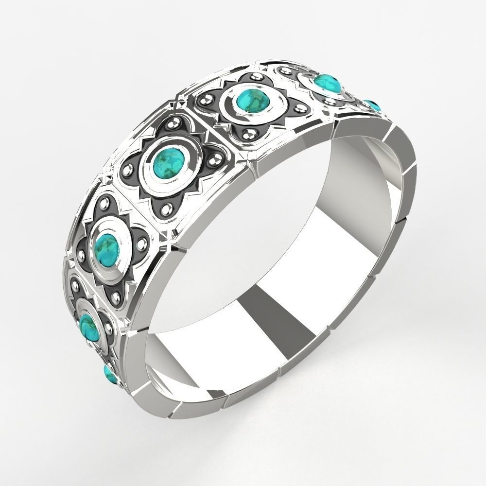 A ring in the style of Ciri from The Witcher-3 3D print model_8