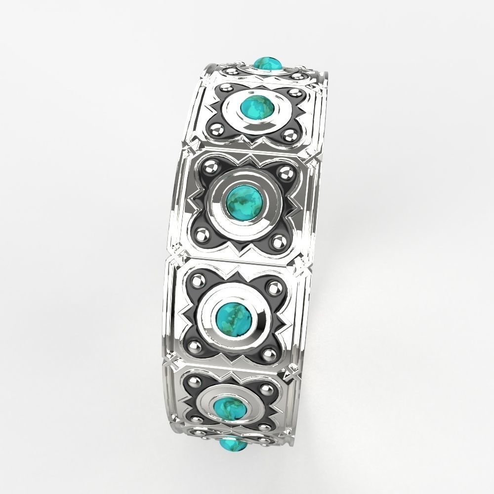 A ring in the style of Ciri from The Witcher-3 3D print model_10