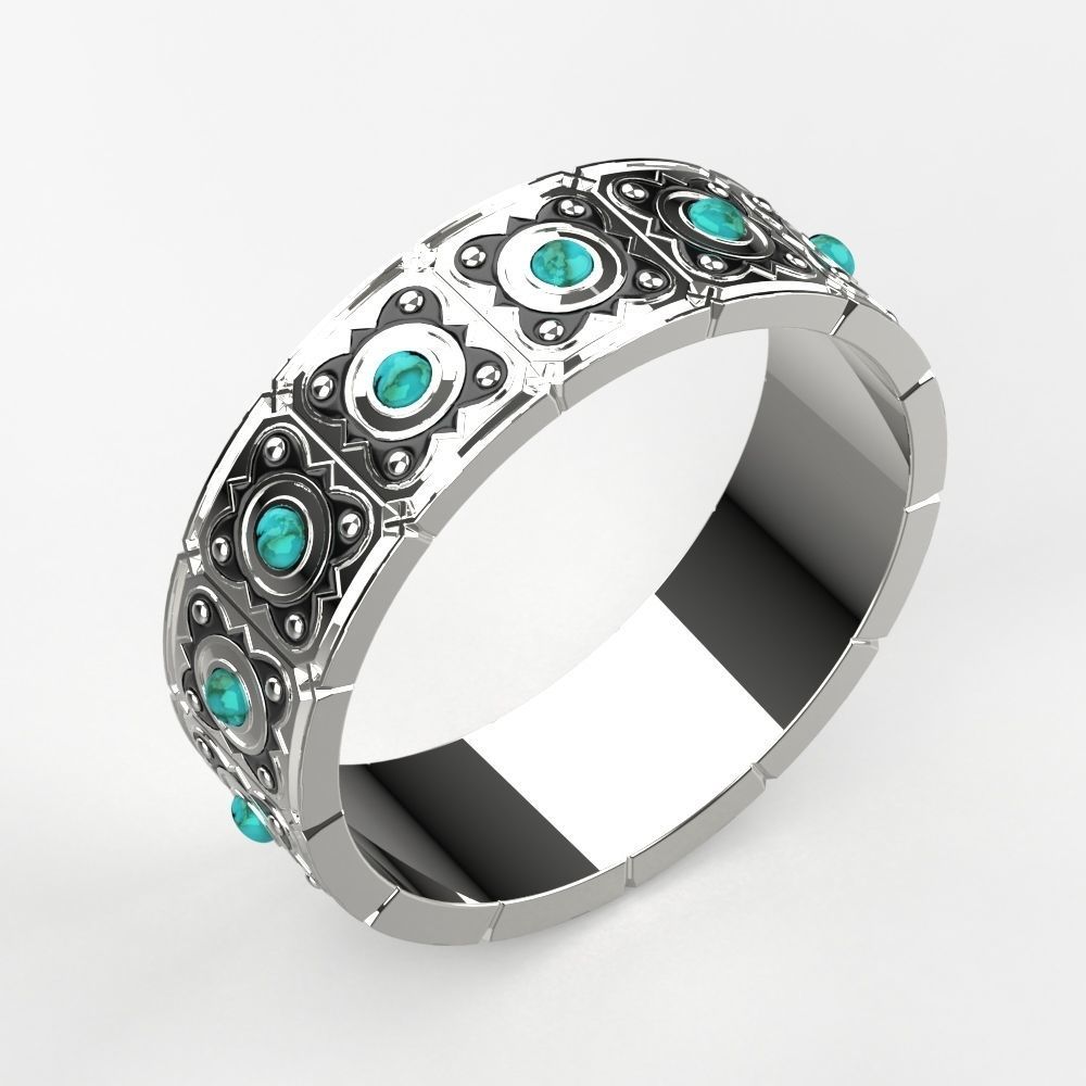 A ring in the style of Ciri from The Witcher-3 3D print model_18