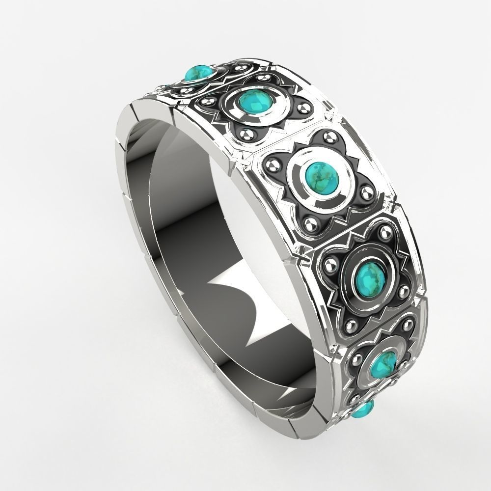 A ring in the style of Ciri from The Witcher-3 3D print model_12