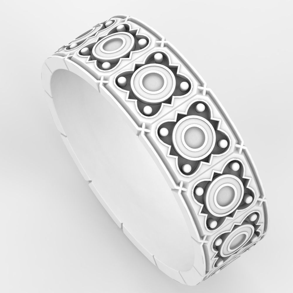A ring in the style of Ciri from The Witcher-3 3D print model_21