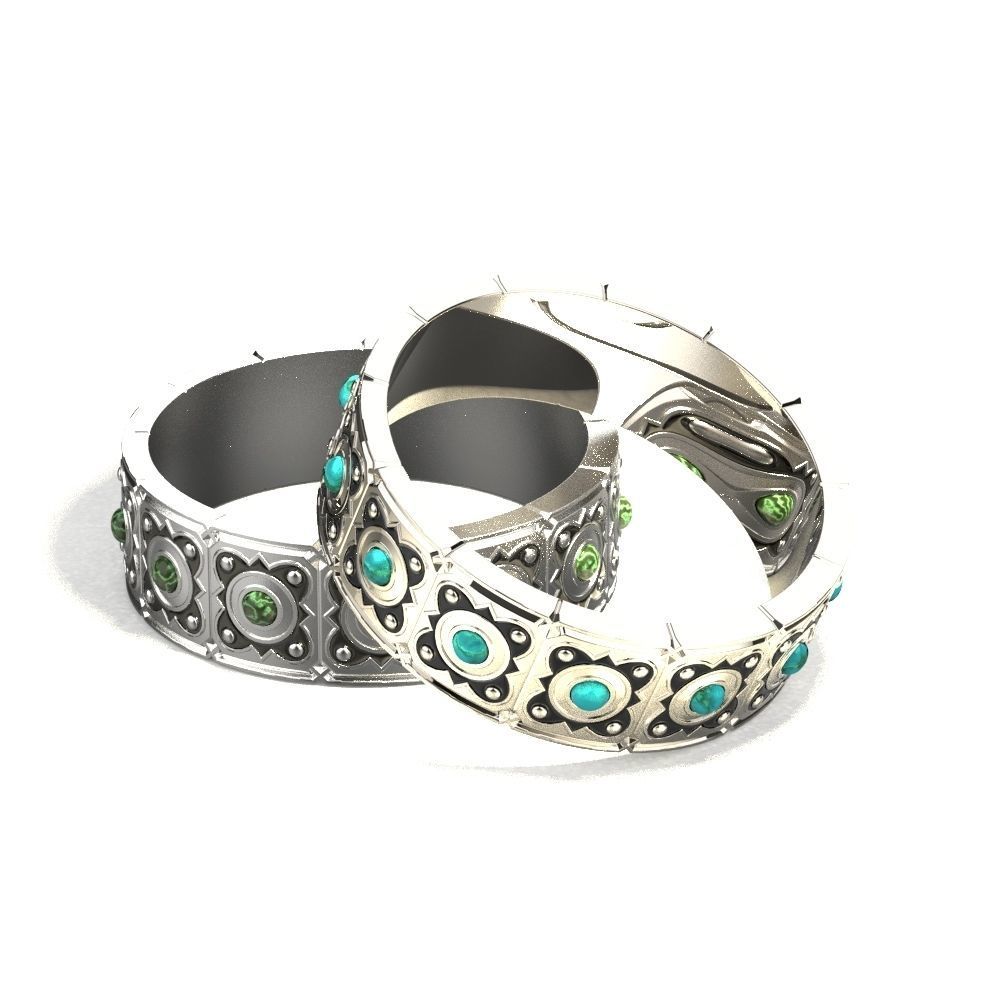 A ring in the style of Ciri from The Witcher-3 3D print model_6