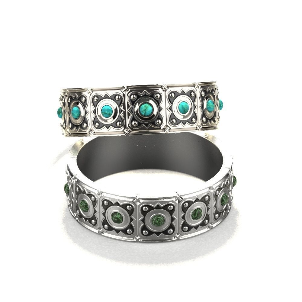 A ring in the style of Ciri from The Witcher-3 3D print model_3