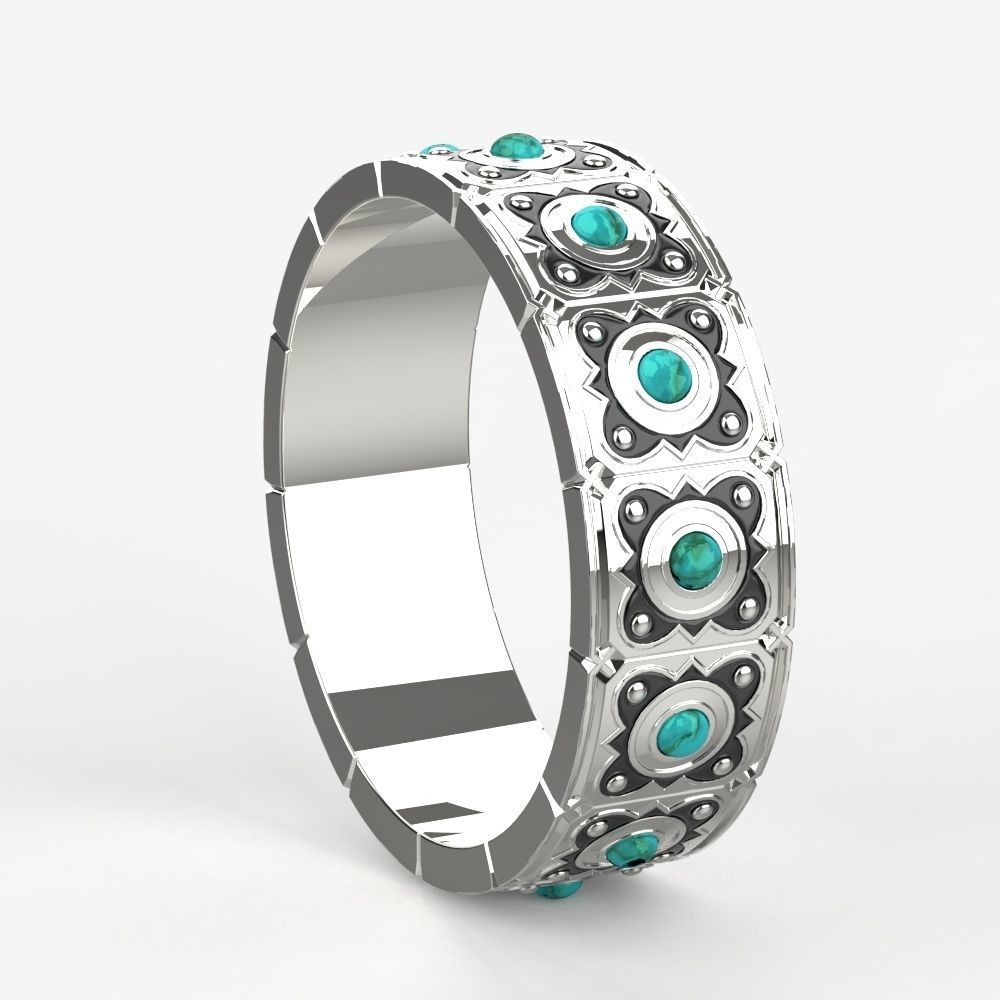 A ring in the style of Ciri from The Witcher-3 3D print model_17