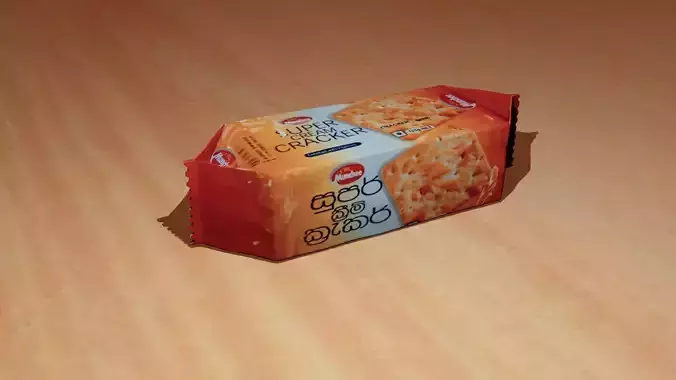 Cream Cracker Biscuit Packet