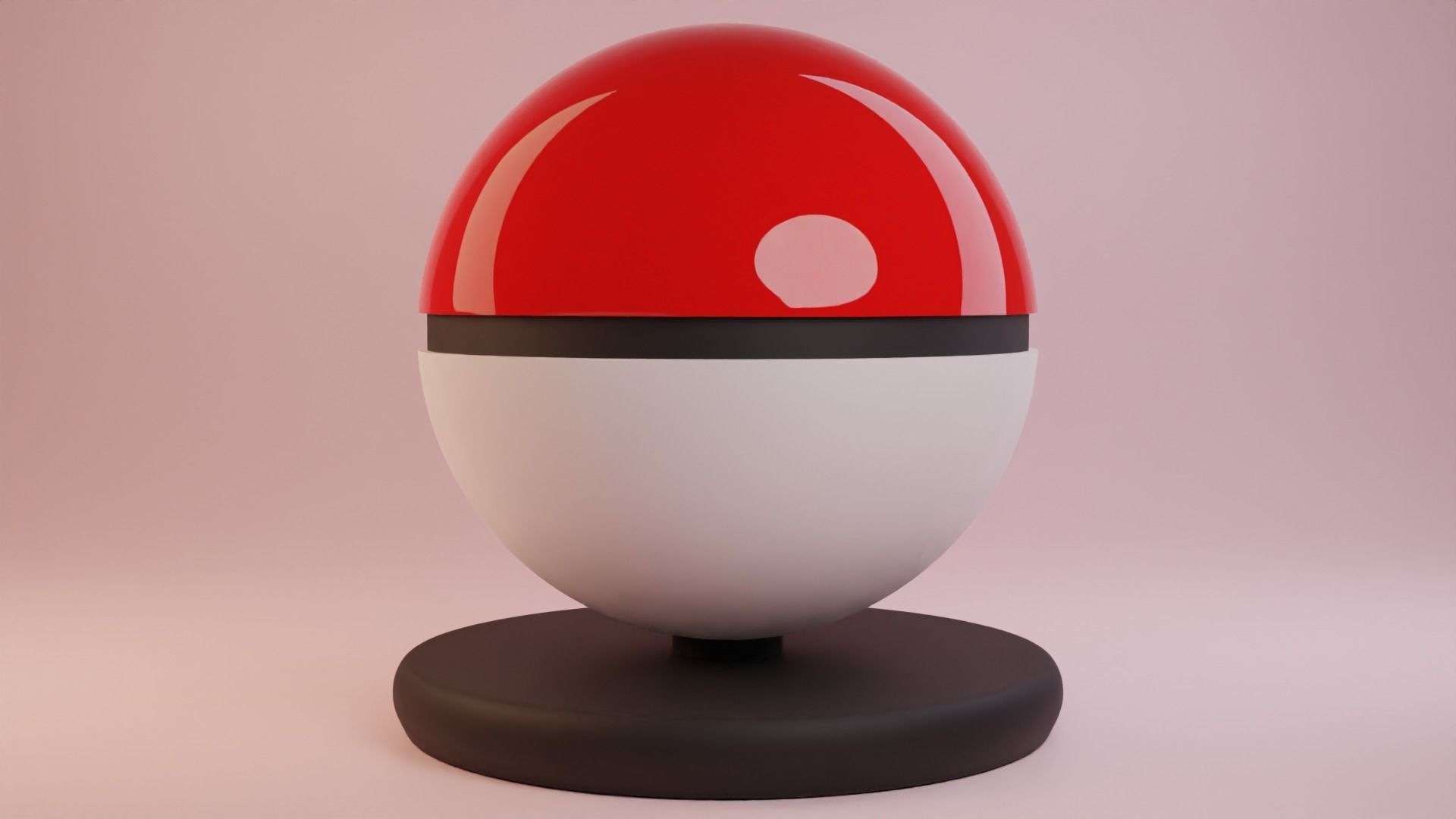 Pokeball pokemon egg 3D model_13