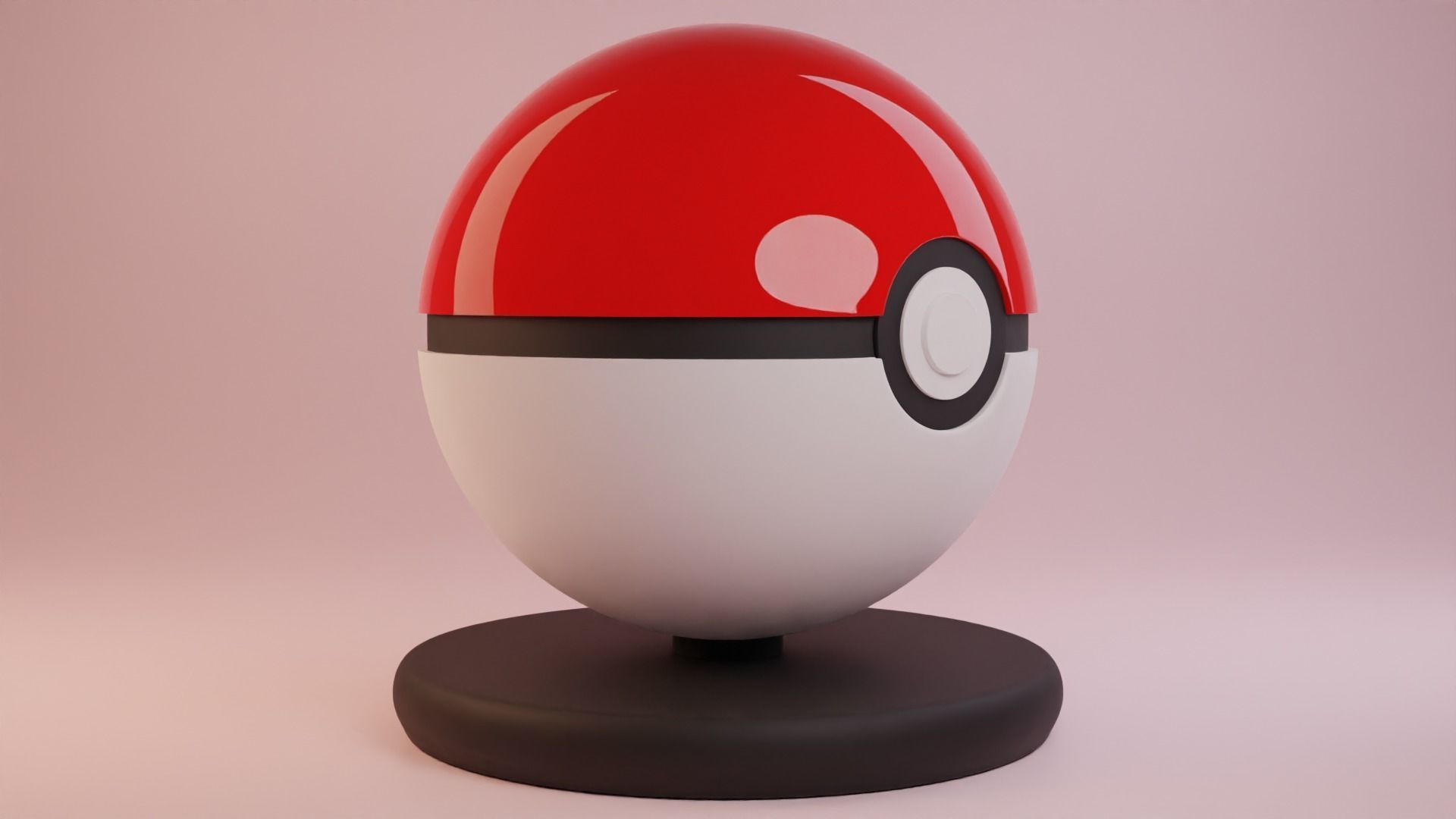 Pokeball pokemon egg 3D model_11