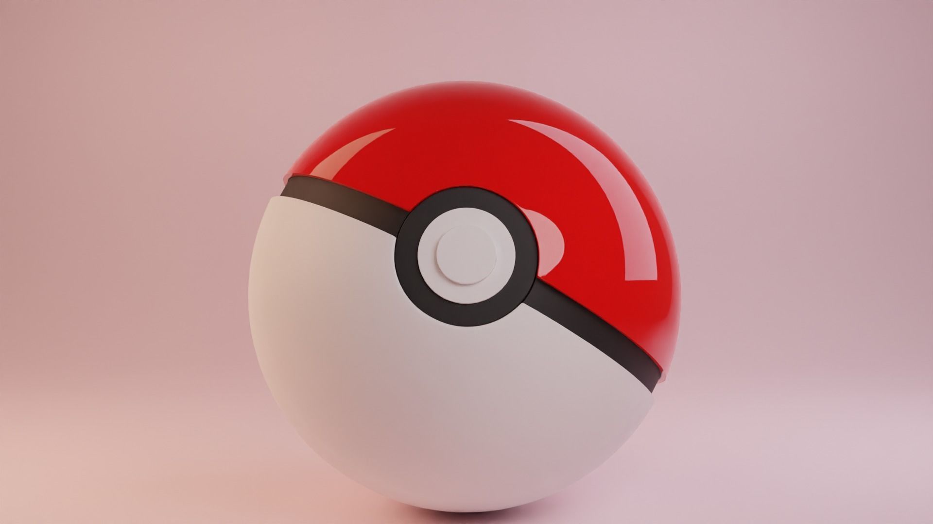 Pokeball pokemon egg 3D model_5