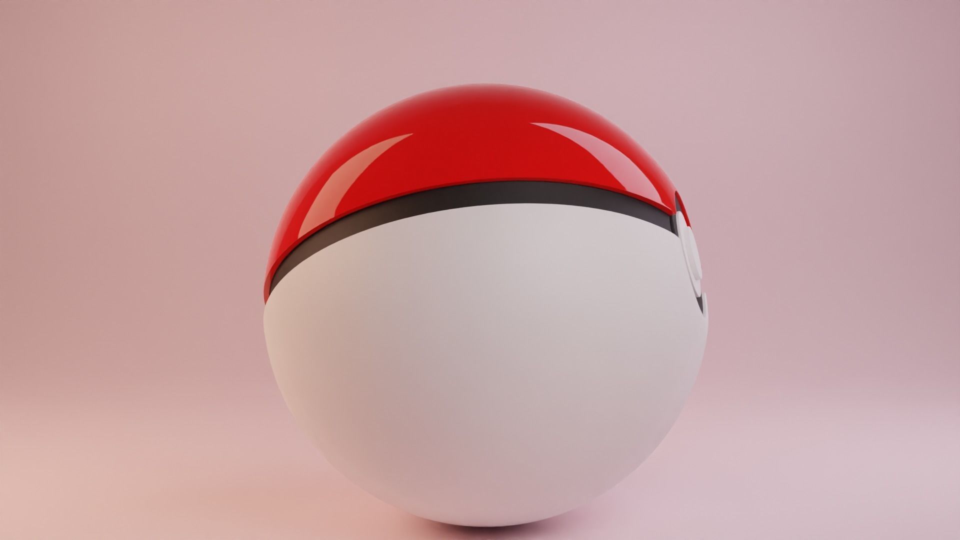 Pokeball pokemon egg 3D model_7