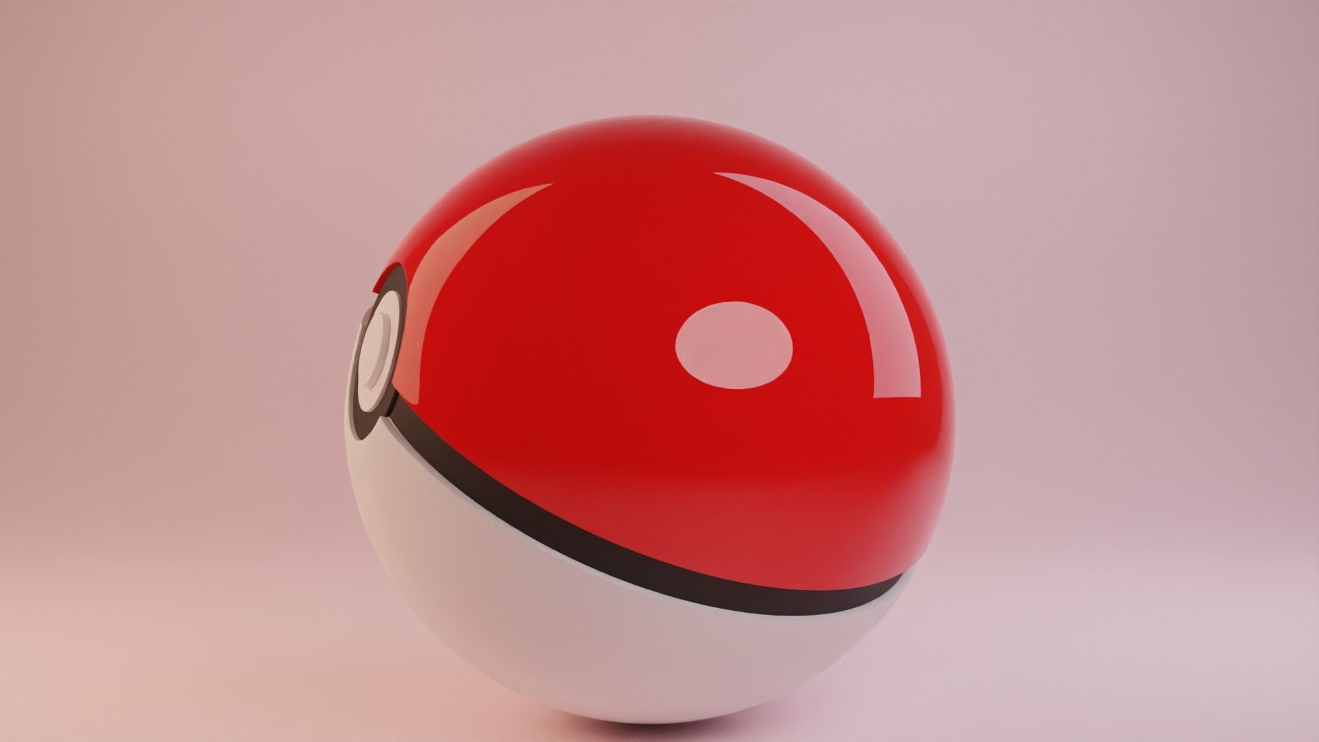 Pokeball pokemon egg 3D model_9