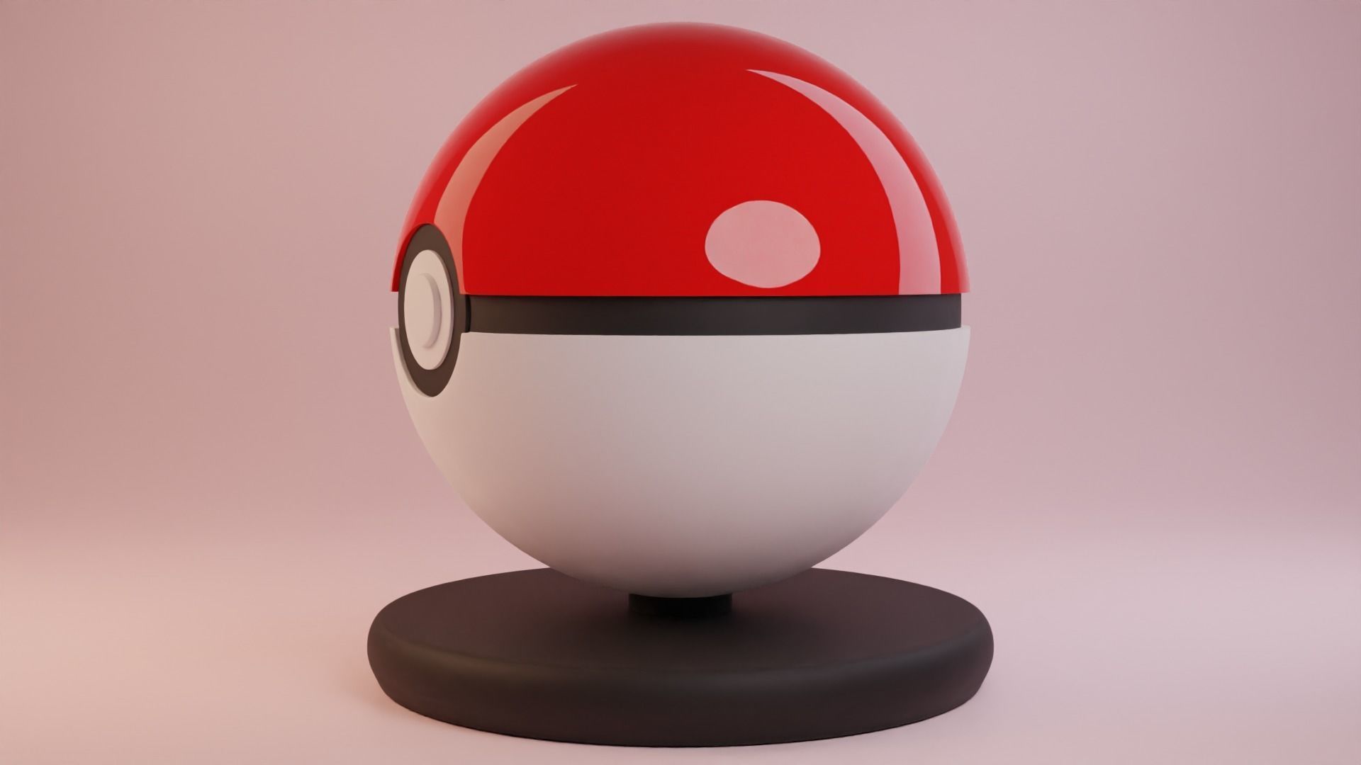 Pokeball pokemon egg 3D model_14