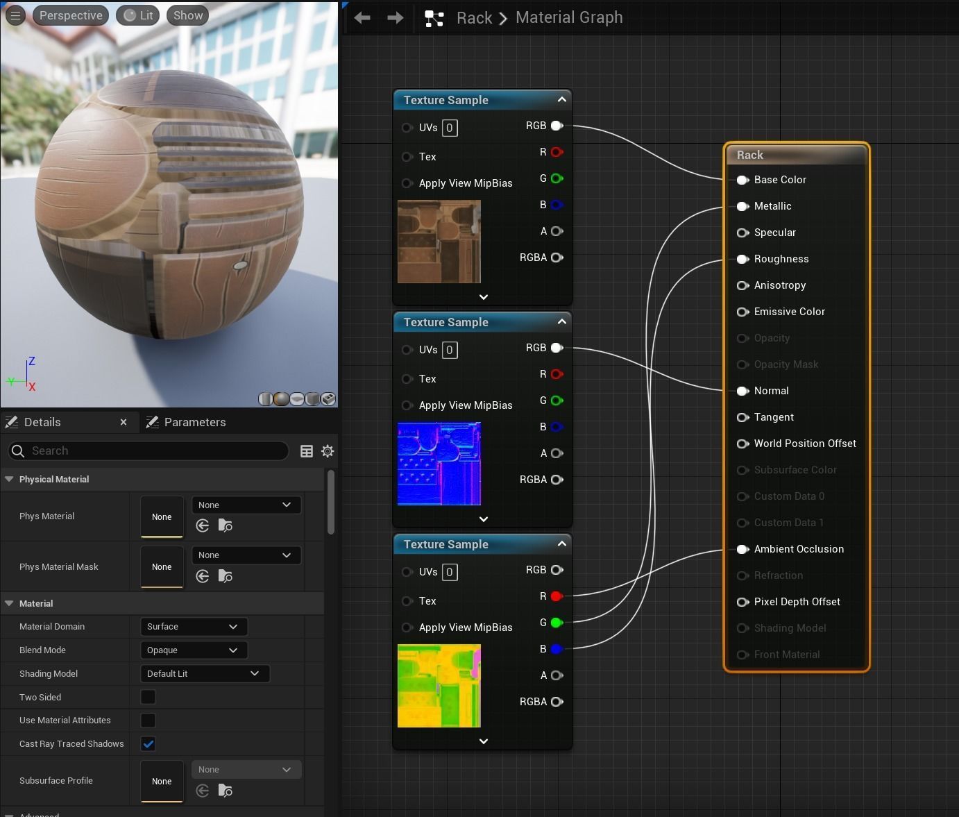 Stylized Alchemy Potion Rack Low-poly 3D model_14