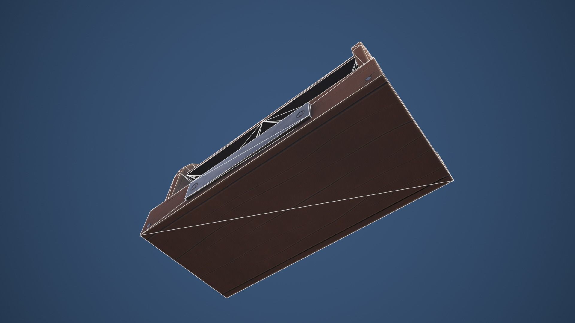 Stylized Alchemy Potion Rack Low-poly 3D model_8