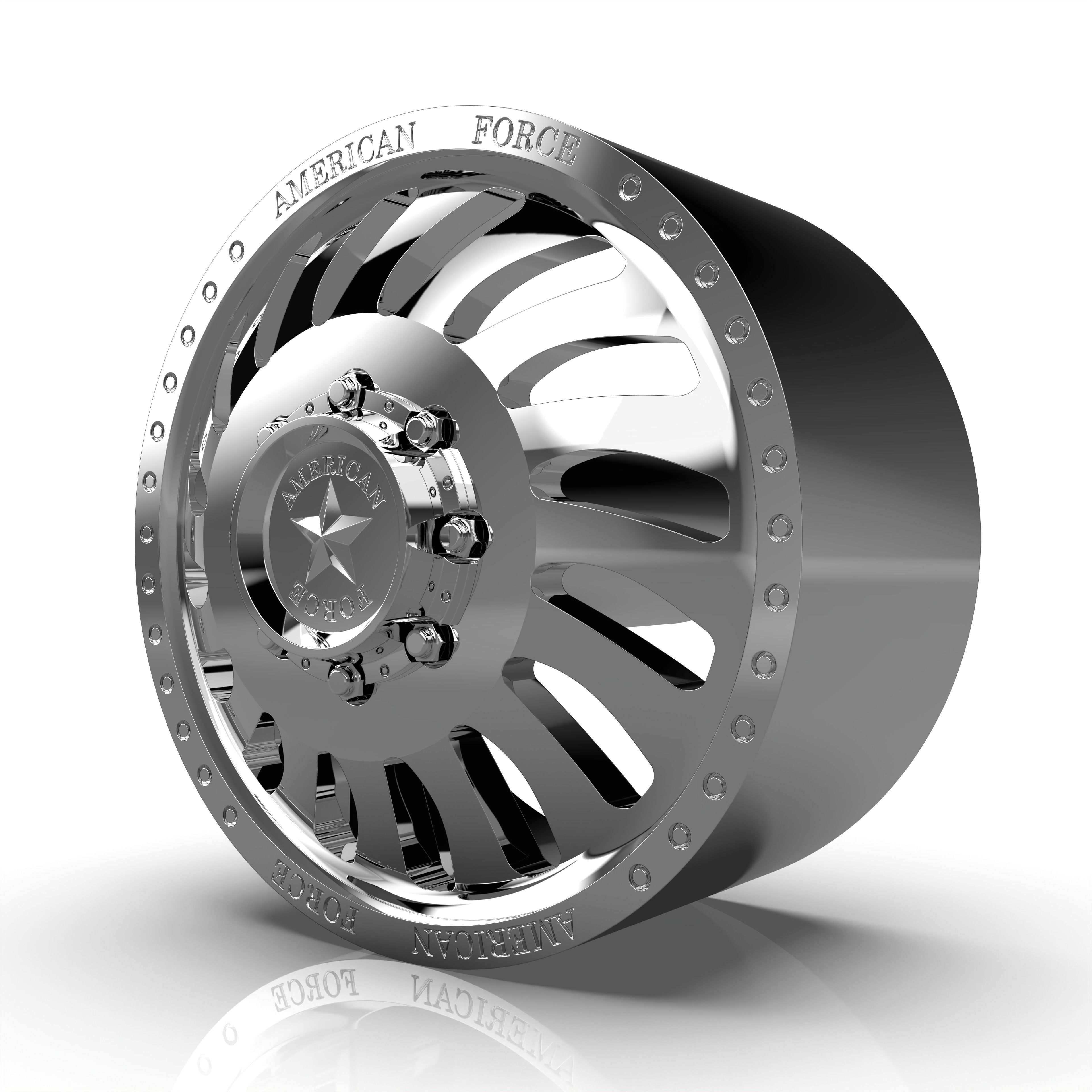 AMERICAN FORCE DB06 WAVE DBO1 WHEEL 3D model_2