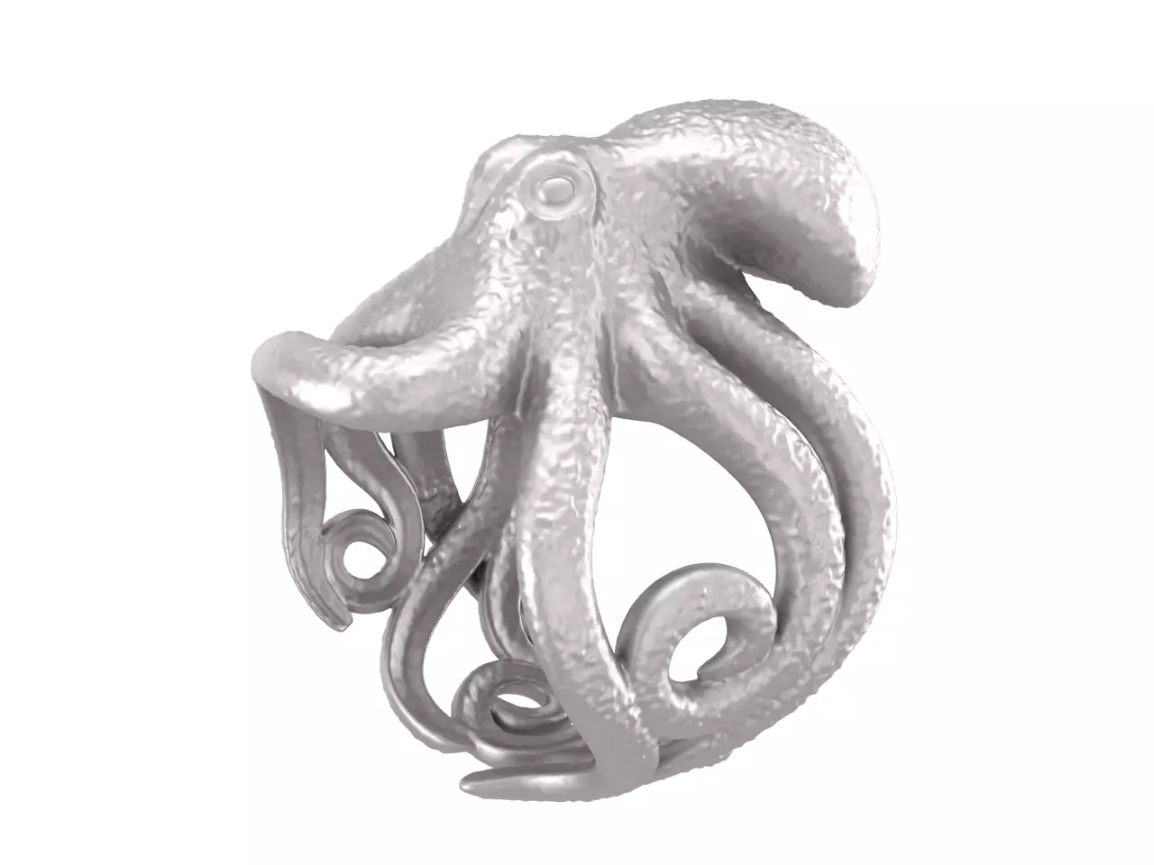 ring octopus 3D print model_0