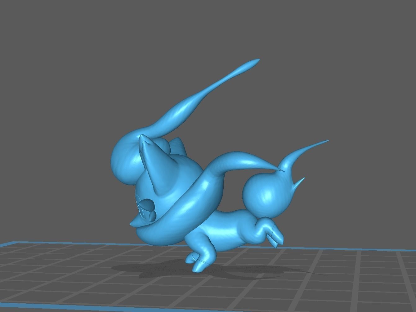 Hisuian Zorua and Zoroark 3D print model 3D print model_20