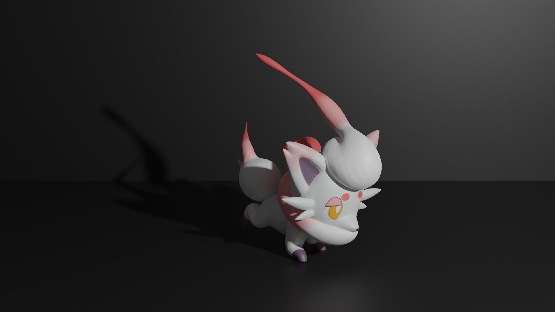 Hisuian Zorua and Zoroark 3D print model 3D print model_2