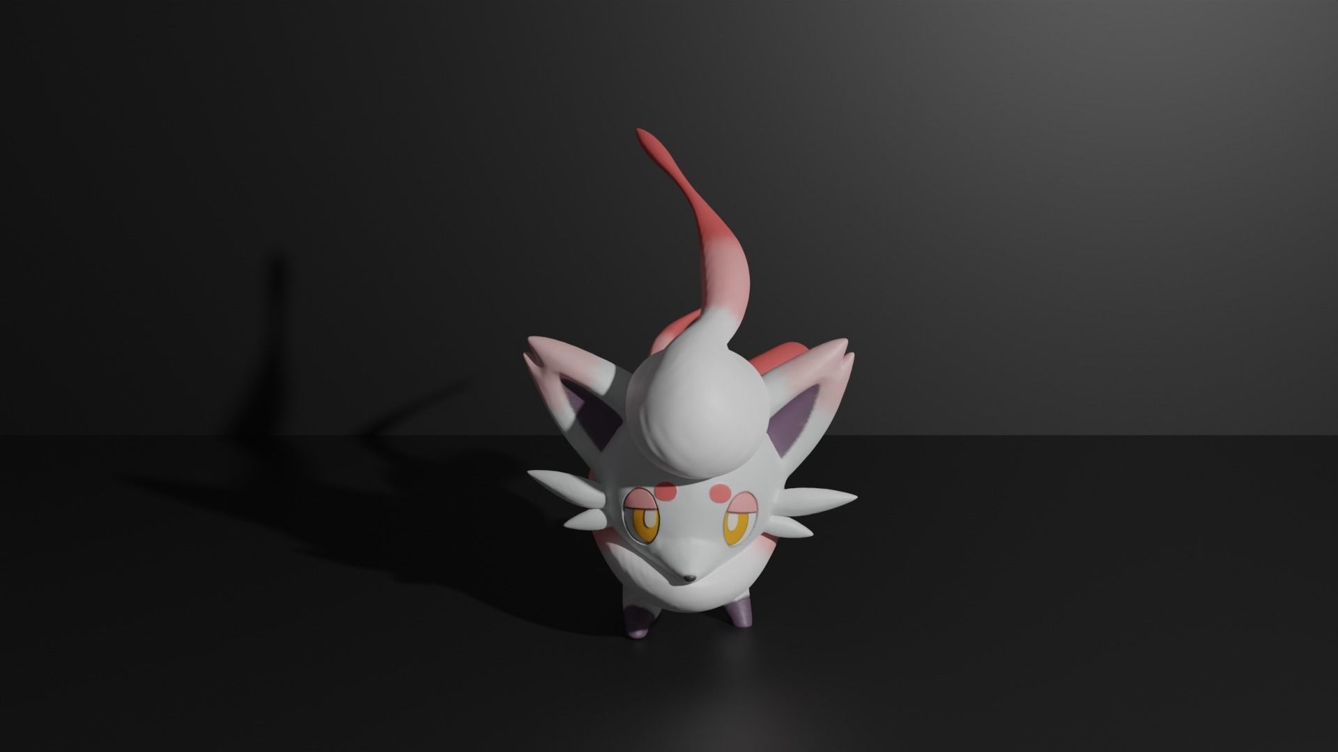 Hisuian Zorua and Zoroark 3D print model 3D print model_1