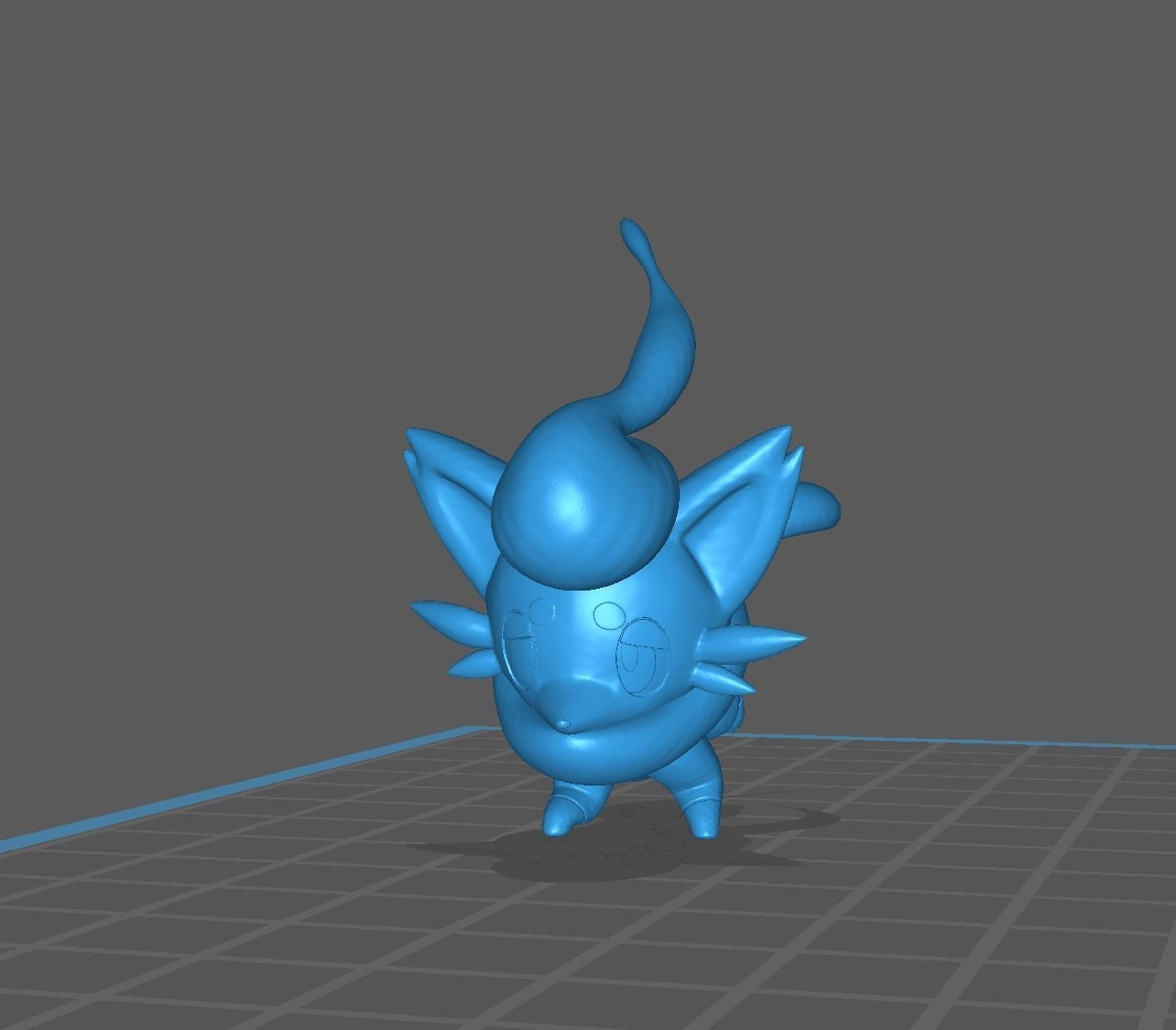 Hisuian Zorua and Zoroark 3D print model 3D print model_19