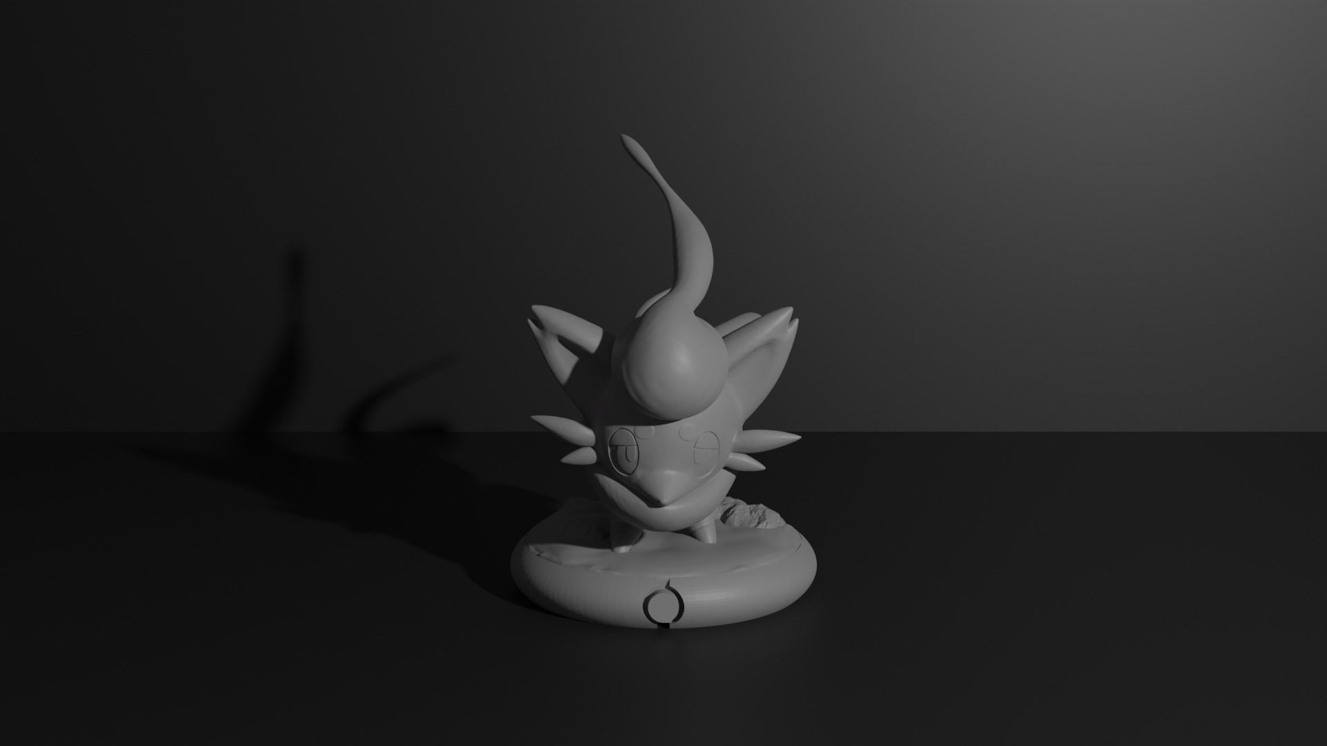 Hisuian Zorua and Zoroark 3D print model 3D print model_9