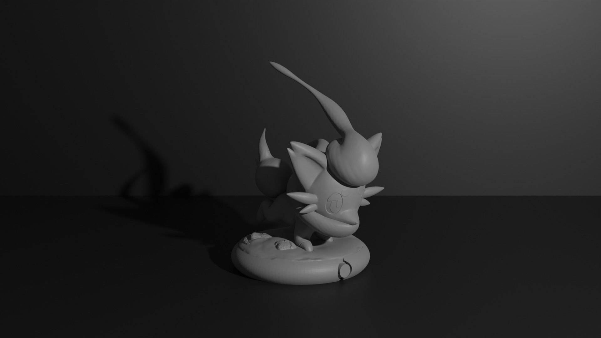Hisuian Zorua and Zoroark 3D print model 3D print model_10