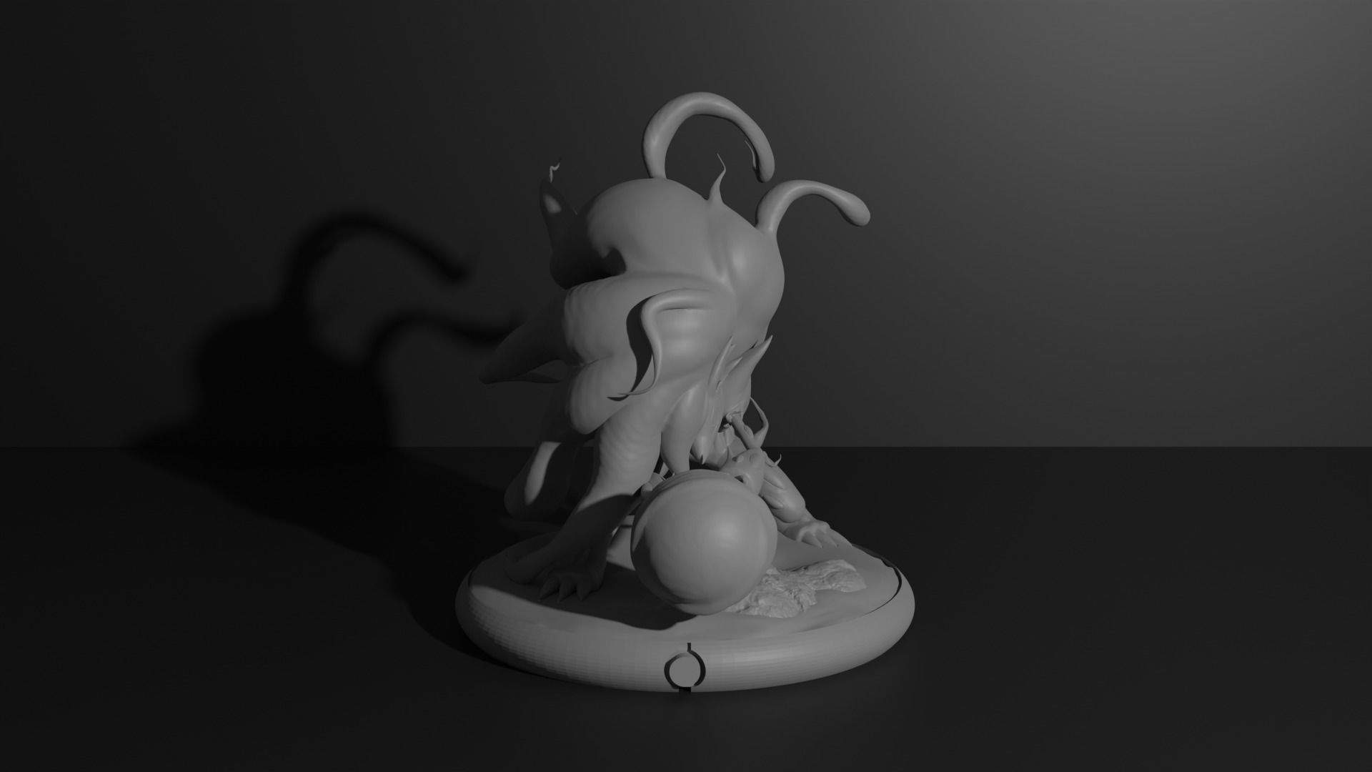 Hisuian Zorua and Zoroark 3D print model 3D print model_13