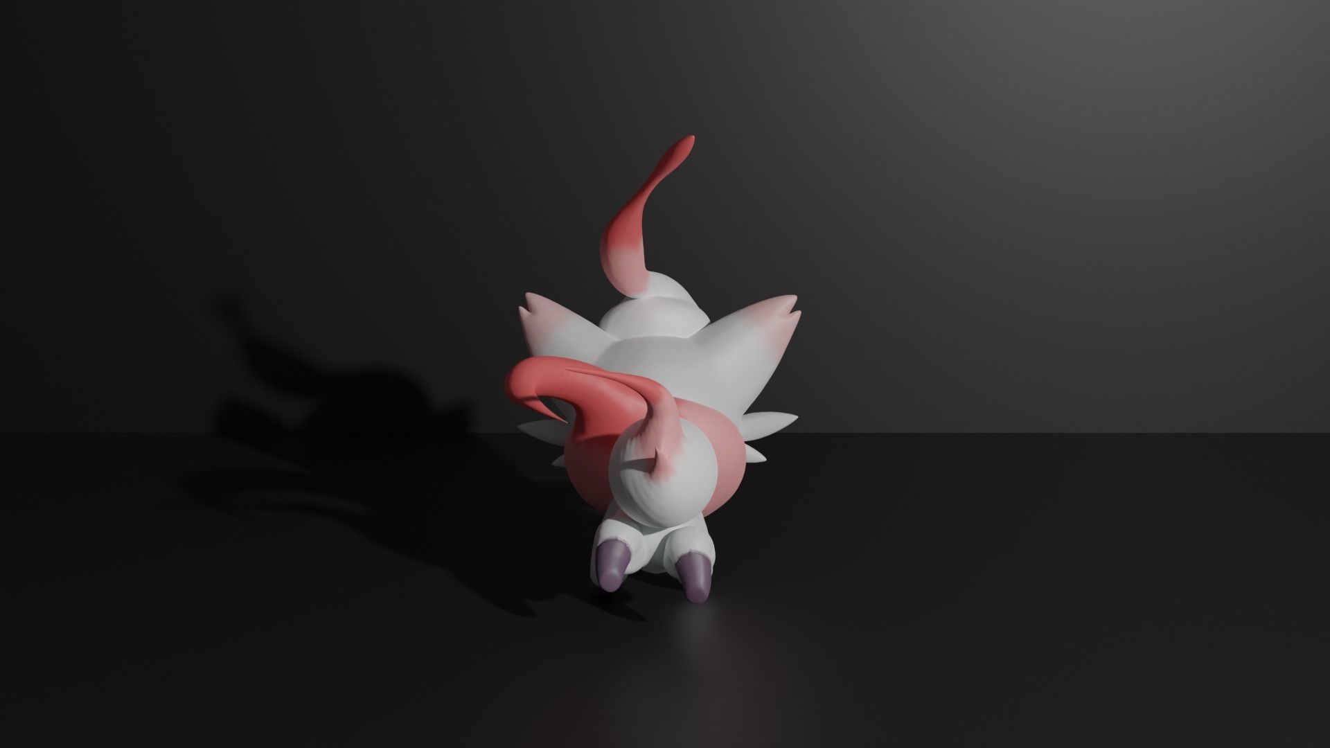 Hisuian Zorua and Zoroark 3D print model 3D print model_4