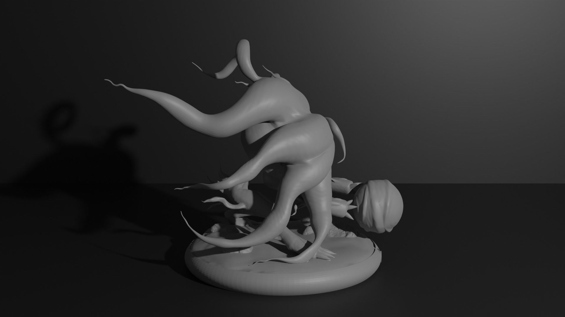 Hisuian Zoroark pokemon 3D print model 3D print model_5