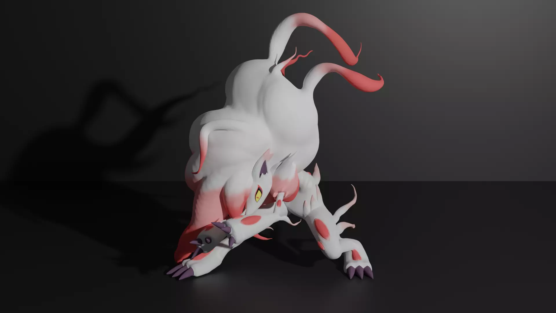 Hisuian Zoroark pokemon 3D print model 3D print model_0