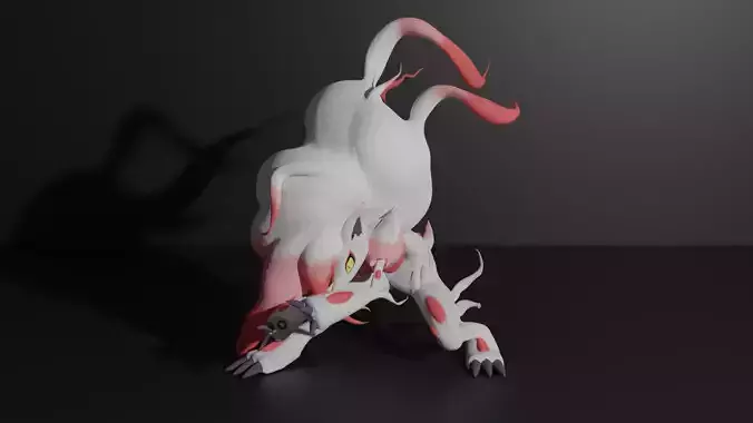 Hisuian Zoroark pokemon 3D print model 3D print model Hisuian Zoroark pokemon 3D print model 3D print model