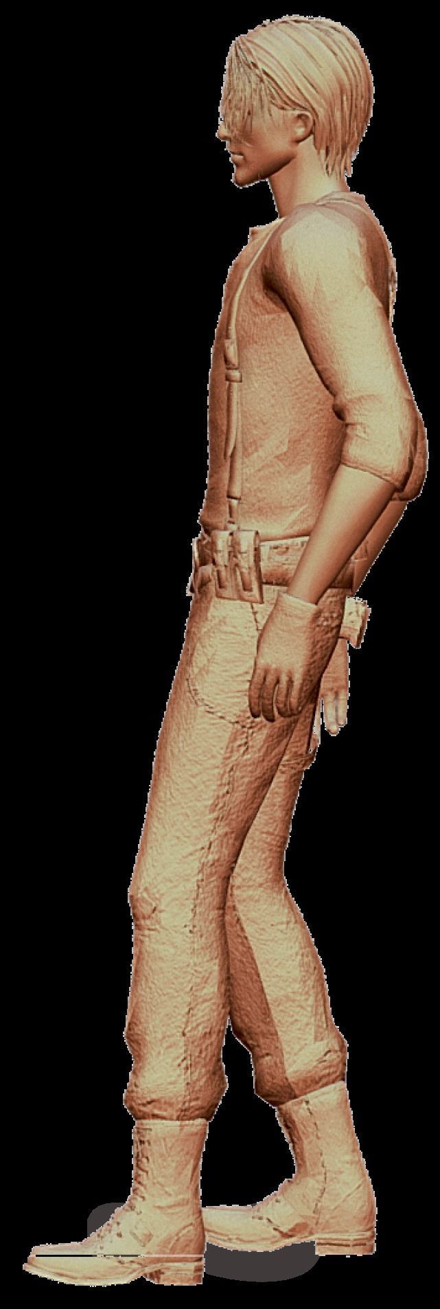 Dynamic 3D Man Character Model Low Poly Fully Rigged  Low-poly 3D model_29