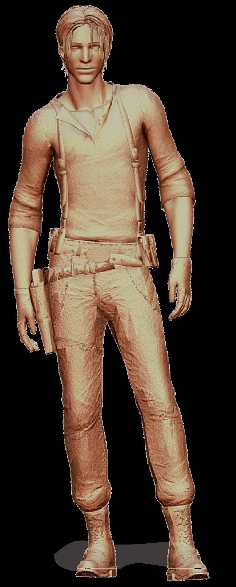 Dynamic 3D Man Character Model Low Poly Fully Rigged  Low-poly 3D model_27