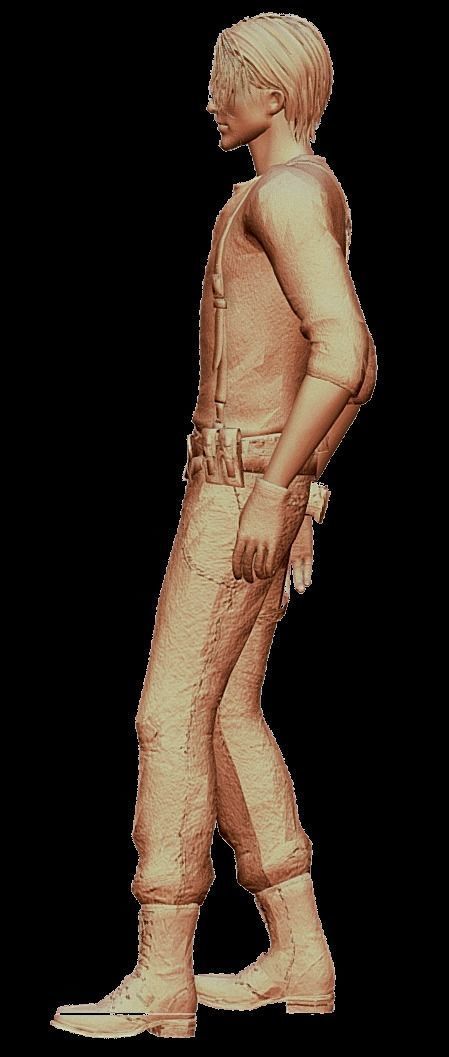 Dynamic 3D Man Character Model Low Poly Fully Rigged  Low-poly 3D model_20