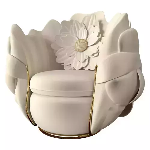 Floral Armchair