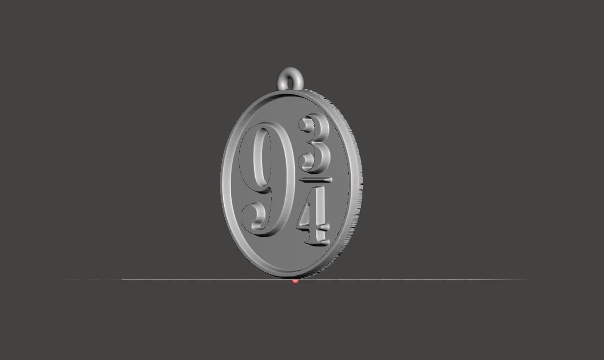 Harry Potter Necklace 3D print model_1