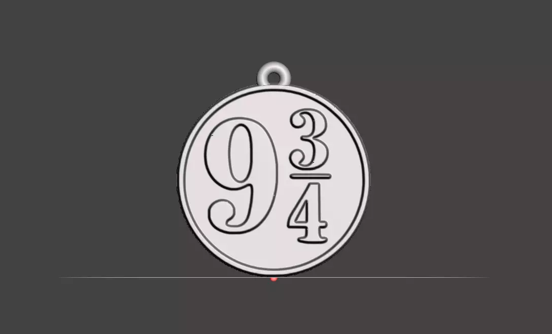 Harry Potter Necklace 3D print model_0